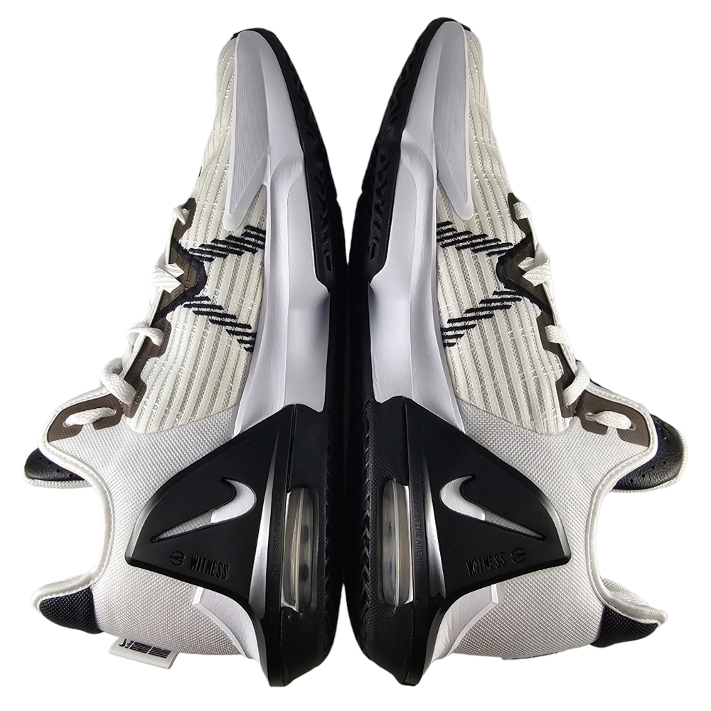 NWT Nike LeBron Witness 6 Men's Size 12 White and Black Basketball Sneaker Shoes - Picture 4 of 15
